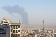 تصاویر | آتش سوزی در پالایشگاه تهران از زوایای مختلف شهر
