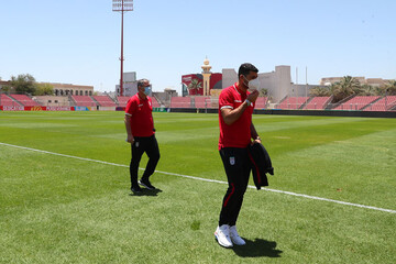 تصاویر | فریم به فریم با مهدی طارمی و اسکوچیچ در استادیوم شیخ محمد آل خلیفه