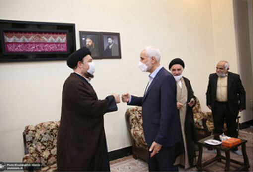 دومین کاندیدای ریاست جمهوری به دیدار سیدحسن خمینی رفت+عکس