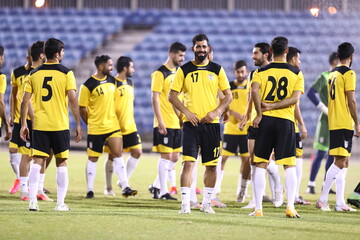 تمرین پرنشاط ملی‌پوشان قبل از بازی با بحرین