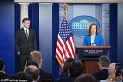 تصاویر | نشست خبری سخنگوی کاخ سفید طبق روال پیش از کرونا