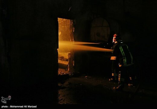 آتش سوزی کارگاه شارژ سیلندرهای گاز مایع-قم