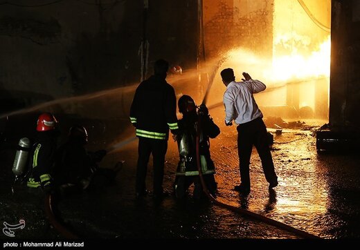 آتش سوزی کارگاه شارژ سیلندرهای گاز مایع-قم
