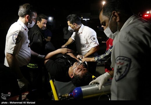 آتش سوزی کارگاه شارژ سیلندرهای گاز مایع-قم