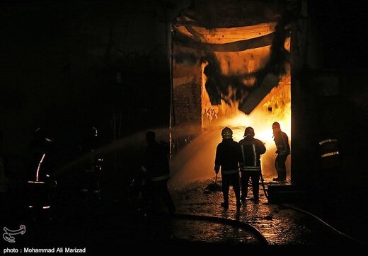 آتش سوزی کارگاه شارژ سیلندرهای گاز مایع-قم