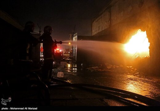 آتش سوزی کارگاه شارژ سیلندرهای گاز مایع-قم