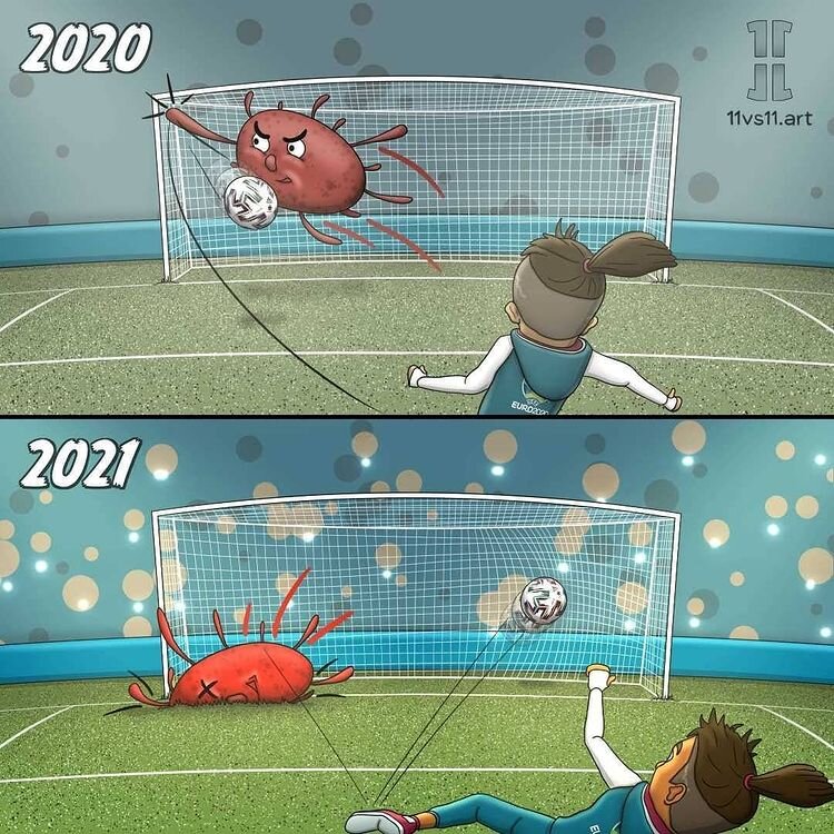 تفاوت دنیای فوتبال در سال ۲۰۲۰ و ۲۰۲۱ را ببینید!