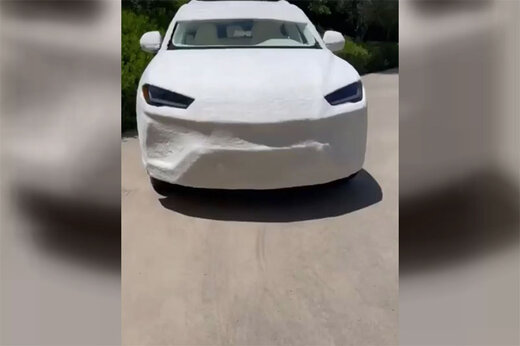 ببینید | بلایی که کیم کارداشیان بر سر لامبورگینی خود آورد