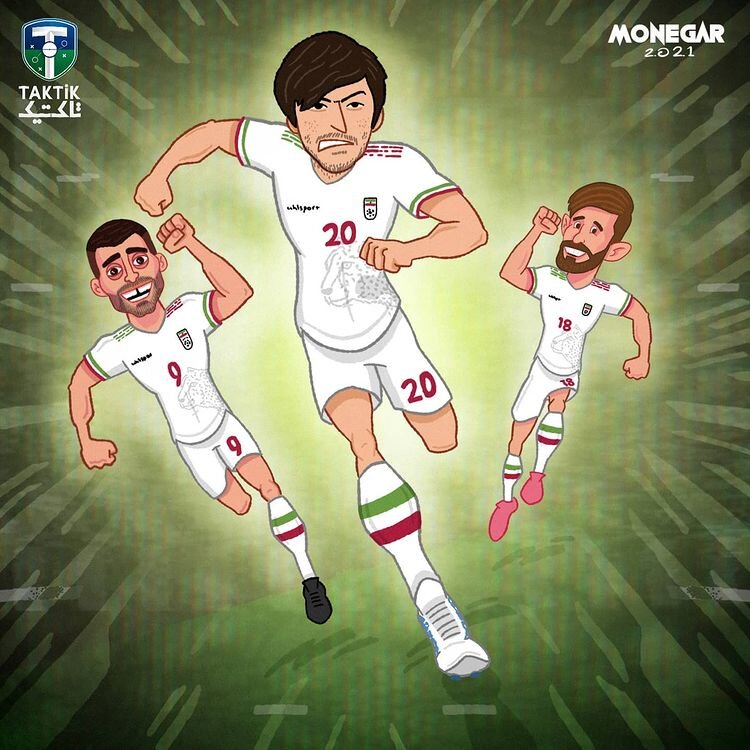 نسخه ایرانی کارتون فوتبالیست ها را ببینید!