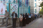 ببینید | تصاویری از حضور مردم در حوزه رای‌گیری حسینیه ارشاد