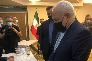 عکس | ظریف در ترکیه رای داد