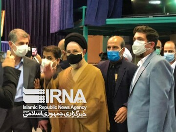 عکس| محمد خاتمی در پای صندوق رای