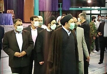 عکس | سیدحسن خمینی پای صندوق رای