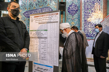 حضور شخصیت ها و مسئولین نظام در انتخابات ۱۴۰۰