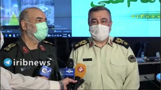 ببینید | فرمانده نیروی انتظامی: تا این لحظه گزارش امنیتی نداشتیم