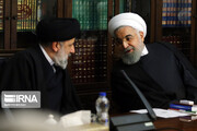 حسن روحانی به دیدار «رییسی»، رییس جمهور منتخب رفت