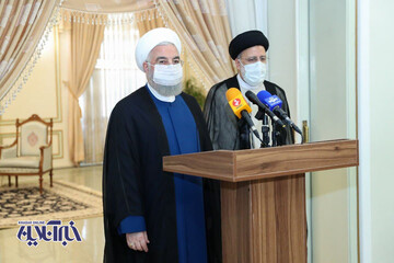 دیدار رئیسی و روحانی