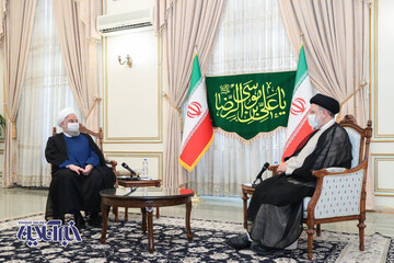 دیدار رئیسی و روحانی