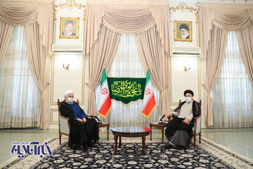 دیدار رئیسی و روحانی