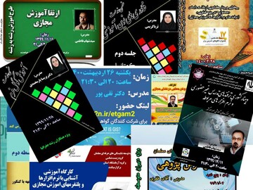 برگزاری ۲۲۰ کارگاه کیفیتبخشی آموزشی و بیش از ۵۰۰ ساعت دوره ضمنخدمت آنلاین برای معلمان مقطع متوسطه در دوران کرونا برگزاری ۲۲۰ کارگاه کیفیتبخشی آموزشی و بیش از ۵۰۰ ساعت دوره ضمنخدمت آنلاین برای معلمان مقطع متوسطه در دوران کرونا