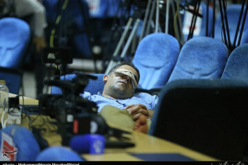 تصاویری دیدنی از پشت صحنه پوشش اخبار انتخابات ریاست جمهوری