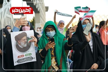 تصاویر آخرین خبر از جشن انتخابات در میدان امام حسین تهران