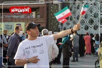 تصاویر آخرین خبر از جشن انتخابات در میدان امام حسین تهران