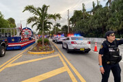 ببینید | حمله وحشیانه یک کامیون به مردم در فلوریدا