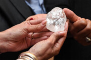ببینید | کشف سومین الماس بزرگ جهان در آفریقا