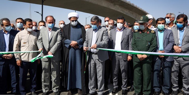 پل اصلی تقاطع شهید همدانی افتتاح شد