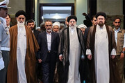 ببینید | تجدید میثاق رئیس قوه قضائیه با آرمان‌های امام خمینی (ره)