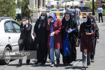 ورود قربانیان و مصدومان سانحه واژگونی اتوبوس، به فرودگاه مهرآباد
