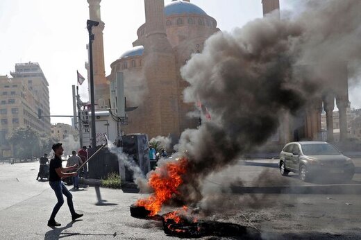 لبنانی‌ها به خیابان‌ها آمدند/ارتش وارد عمل شد