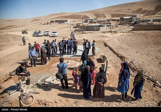 آیین افتتاح آبرسانی به روستای محروم تنوره - کرمانشاه