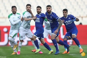 مربی استقلال در تاریکی/عکس