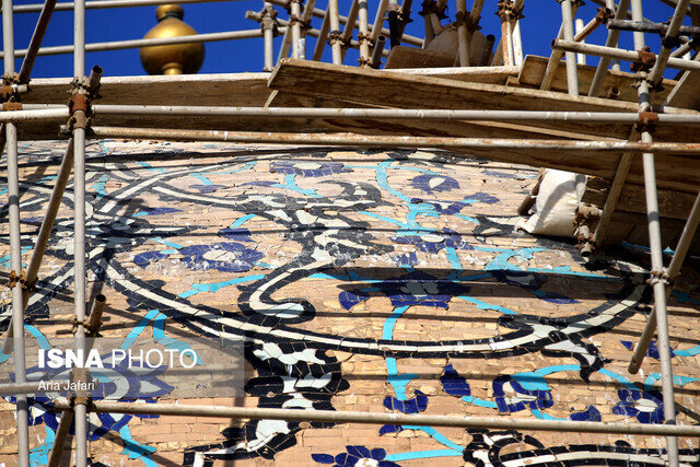 اعتراض استادکاران میراث فرهنگی به مرمت گنبد شیخ لطف‌الله