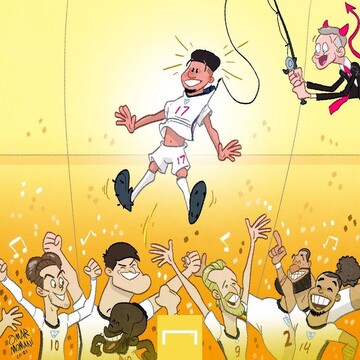 ببینید: مربی منچستر بالاخره سانچو را شکار کرد!