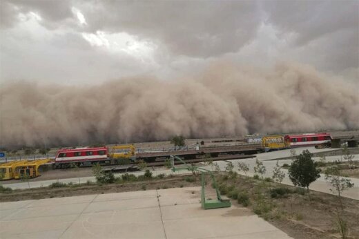 ببینید | وقتی طوفان شن آخرالزمانی، شهری را در چین می‌خورد!
