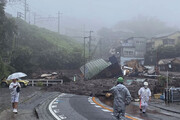 ببینید | تداوم عملیات جستجو برای 20 مفقودی حادثه رانش زمین در توکیو