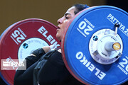 First Iranian female weightlifter joins Olympic Games