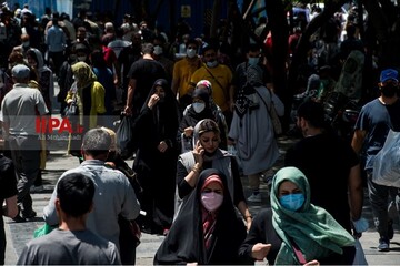 شلوغی بازار تهران در شرایط قرمز کرونا