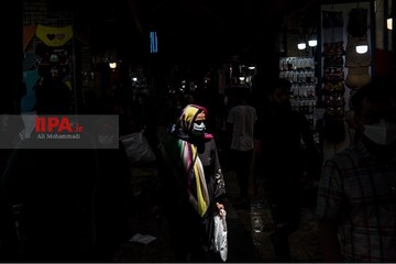 شلوغی بازار تهران در شرایط قرمز کرونا