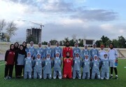 دختران نوجوان ایران نایب قهرمان کافا شدند