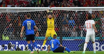 تصاویر برگزیده دیدار نیمه نهایی جام ملت‌های اروپا بین دو تیم ایتالیا و اسپانیا