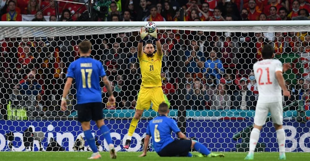 تصاویر برگزیده دیدار نیمه نهایی جام ملت‌های اروپا بین دو تیم ایتالیا و اسپانیا