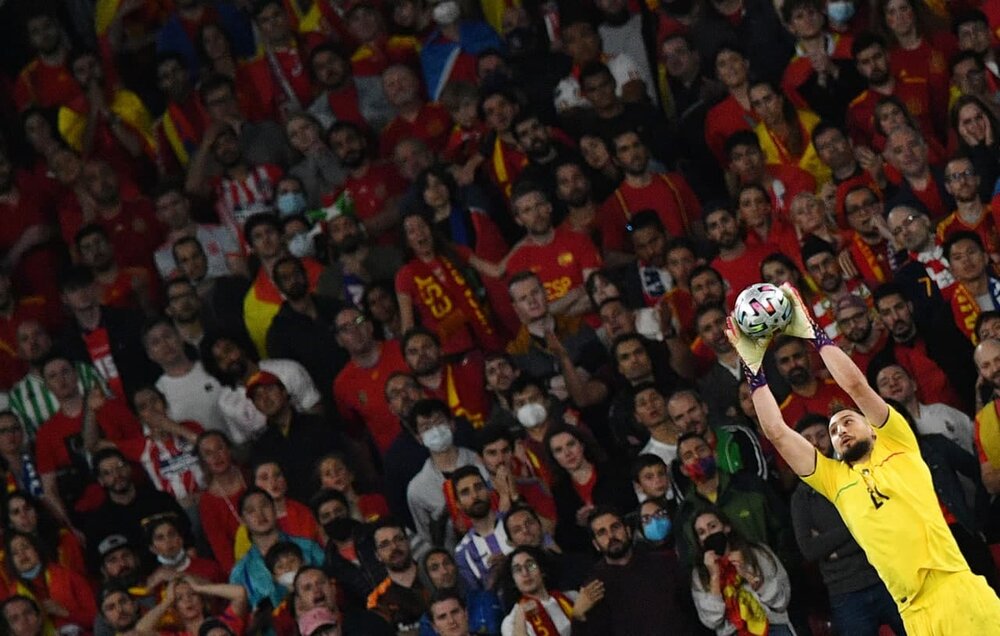 تصاویر برگزیده دیدار نیمه نهایی جام ملت‌های اروپا بین دو تیم ایتالیا و اسپانیا