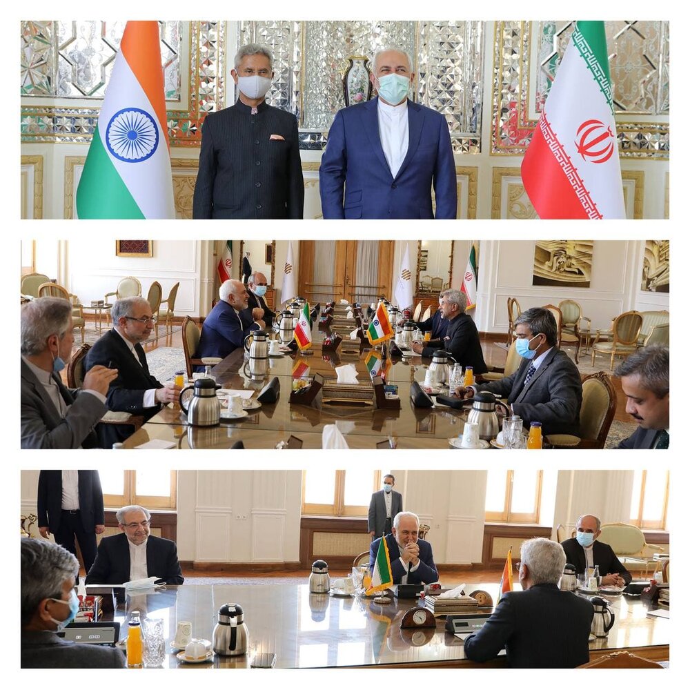 وزیر خارجه هند با ظریف دیدار کرد/عکس