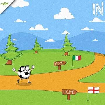 ببینید: جام قهرمانی بر سر دوراهی انگلیس و ایتالیا!