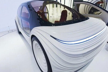 تصاویر | رونمایی از خودروی حیرت‌انگیزی که آلودگی‌ها را می‌بلعد!