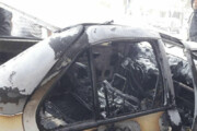 تصاویر | قاب‌های هولناک از انفجار گاز پیک‌نیکی در یک خودرو در مشهد